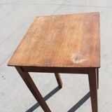 High side table in oak