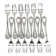 Christofle box of twelve Marly cake forks, silver-plated metal
