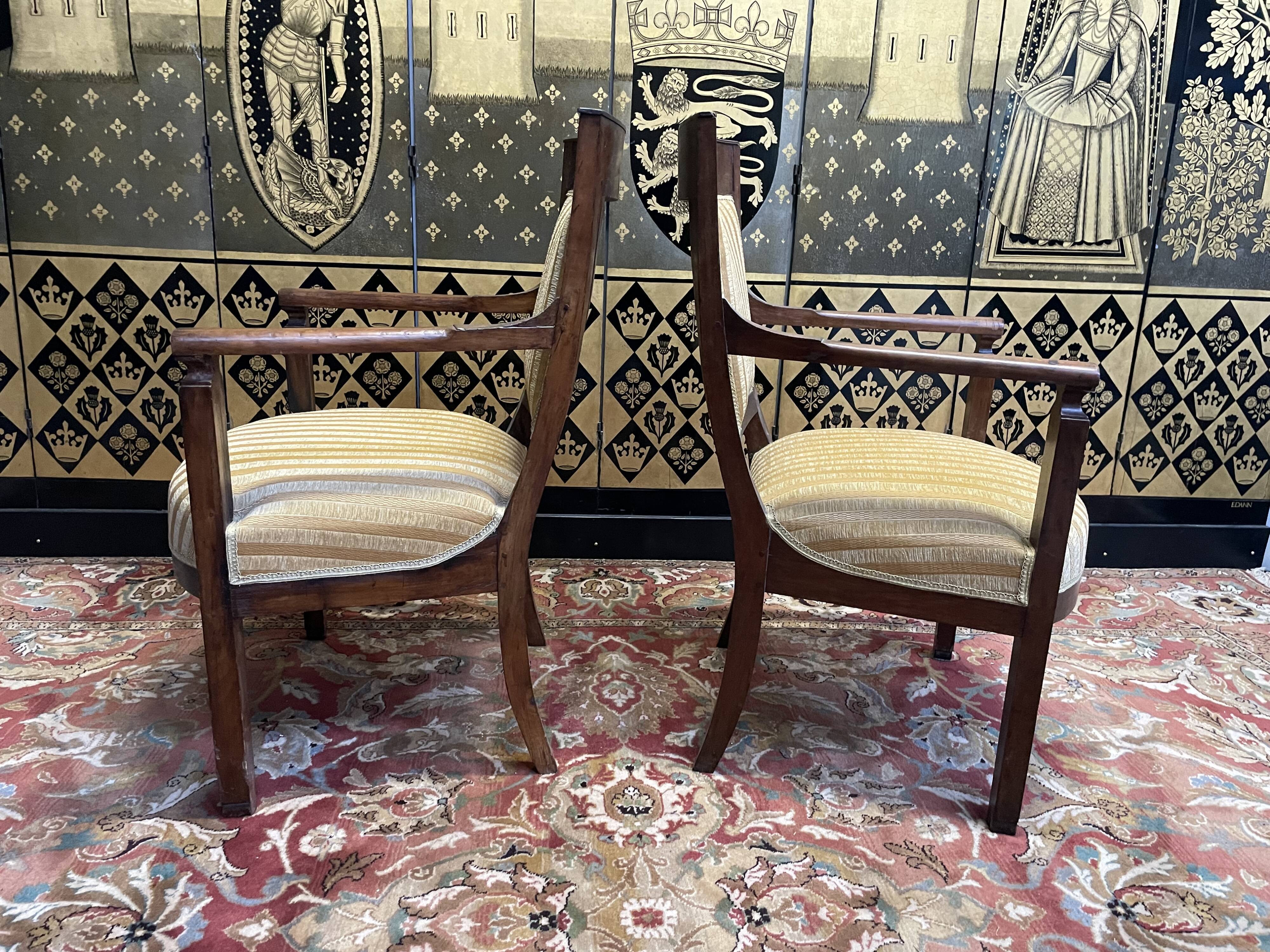 Empire walnut period living room