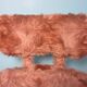 Chaise moumoute rose