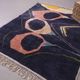 Vintage Abstract Beni Merirt Rug 180 x 225 cm, Beni Ourain Rug, Boho Rug