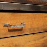 Industrial iron chest of drawers from the 1950s, Czechoslovakia