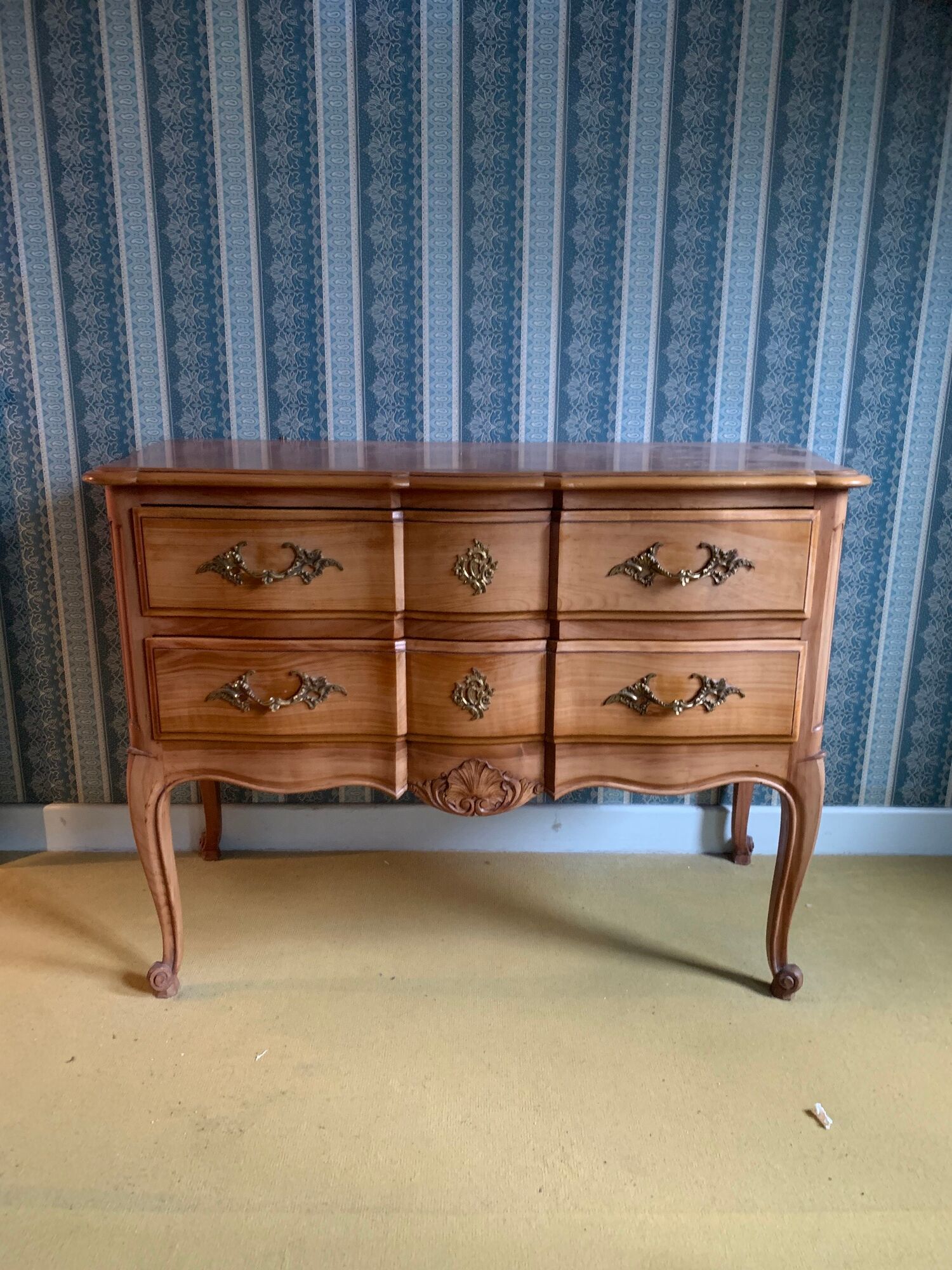 chest of drawers of transition style twentieth century