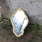 Miroir vintage doré 32x47cm