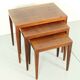 Severin Hansen model 163 rosewood nesting tables by Bovenkamp, 1960