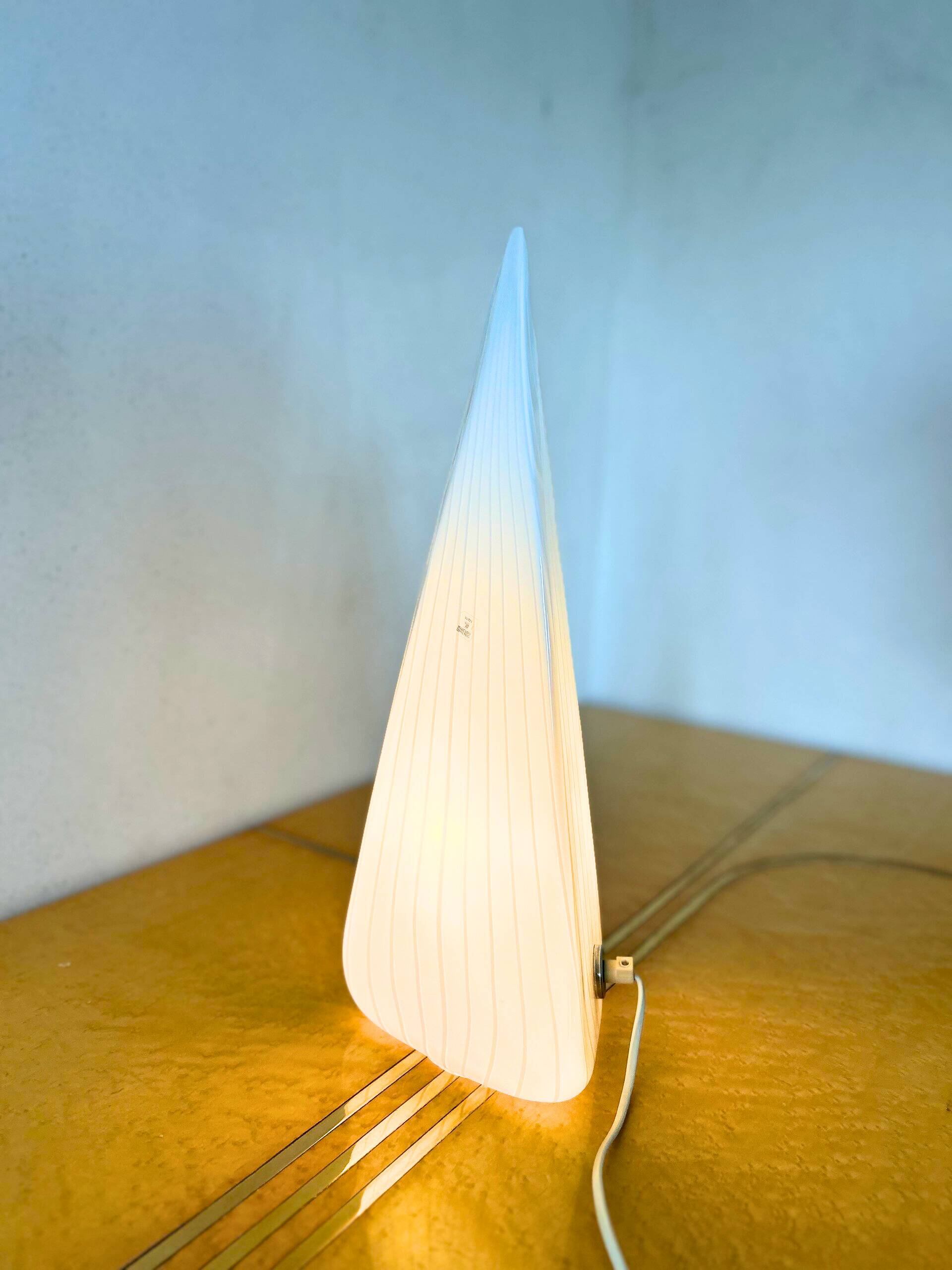 Conical lamp in Murano for Lino Tagliapietra