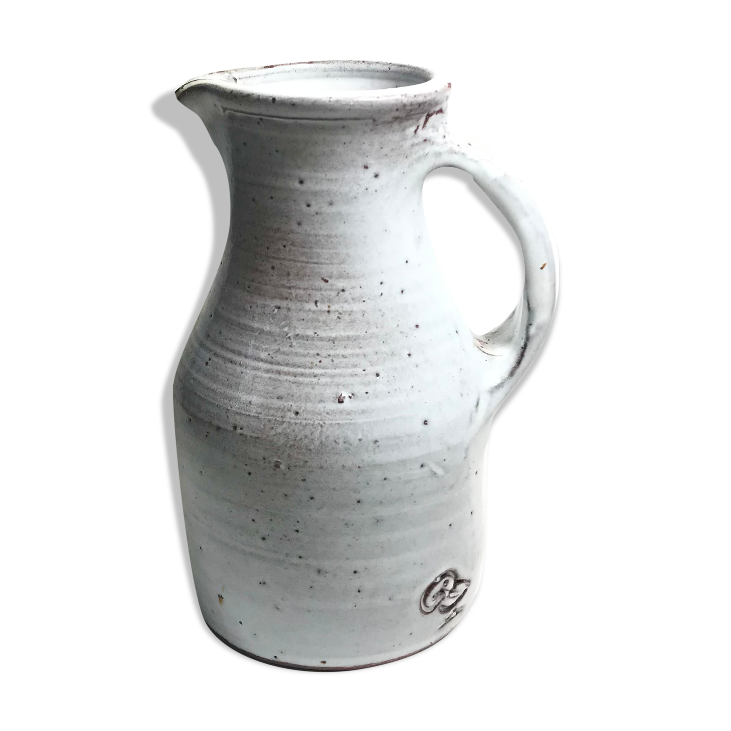 Ceramic pitcher Jeanne and Norbert Pierlot signed - great ceramicist 20th