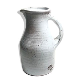 Ceramic pitcher Jeanne and Norbert Pierlot signed - great ceramicist 20th