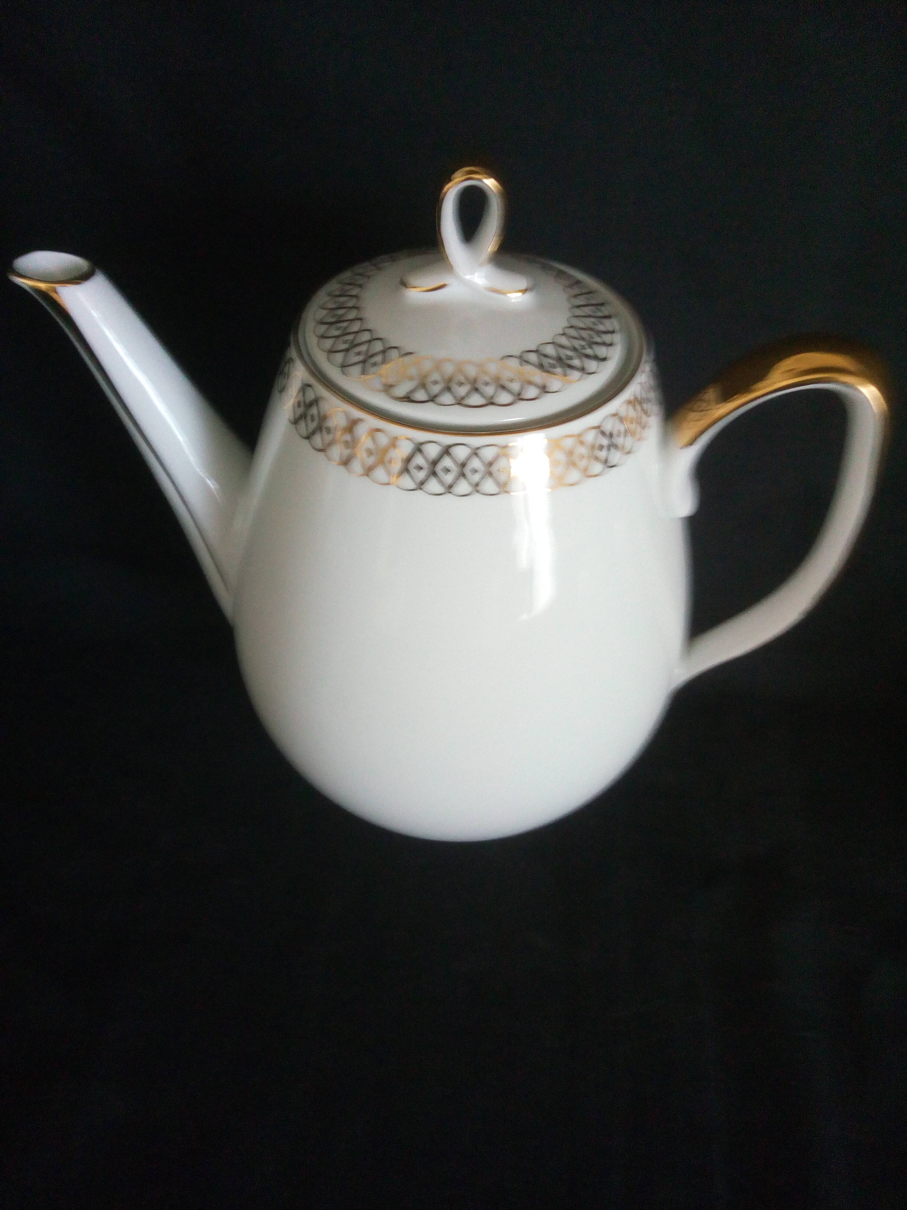 German porcelain coffee set Oscar Schaller (1921 - 1935)