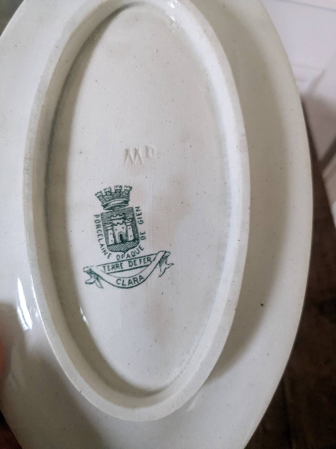 Iron earth dish