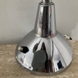 Vintage workshop lamp in chrome metal