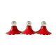 Three artemide "Teti" vico Magistretti sconces