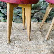 Ensemble de 4 tabourets vintage des années 60