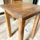 Desk 5 drawers and stool in dark ☐ wood 72 x 40 cm