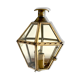Mirror wall lamp, brass 50s
