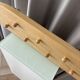 Vintage Solid Wood Wall-Mounted Coat Rack – 7 Pegs