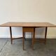 Table à manger à rabats en teck Schreiber des années 1960.