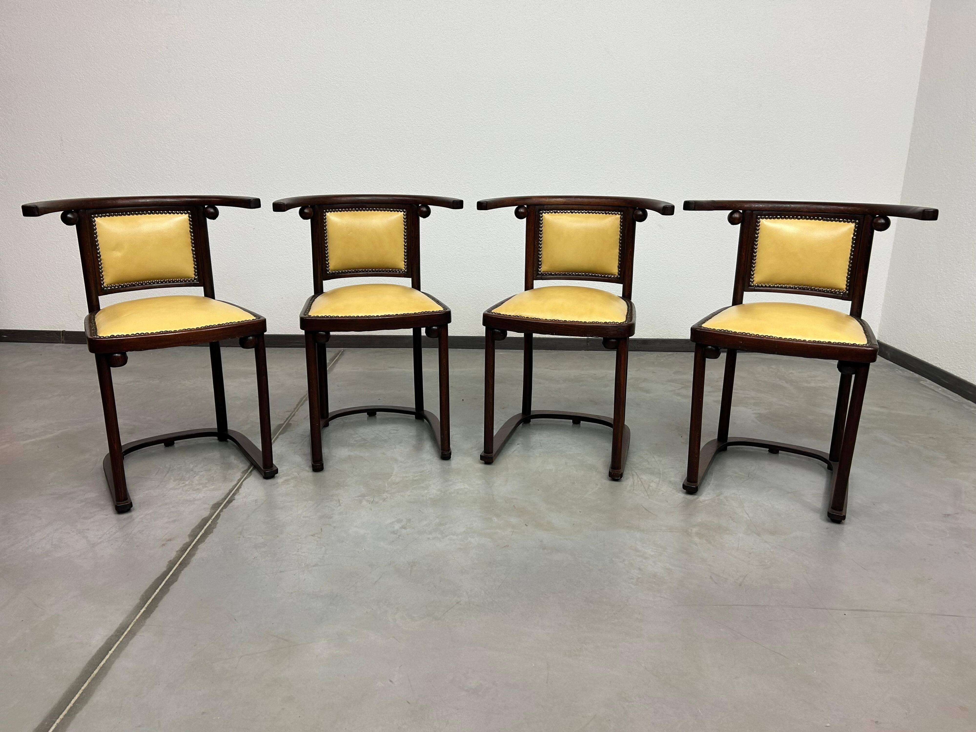 Fledermaus seating group by Josef Hoffmann for Jacob Josef Kohn