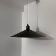 Suspension en métal micro-perforé, années 60