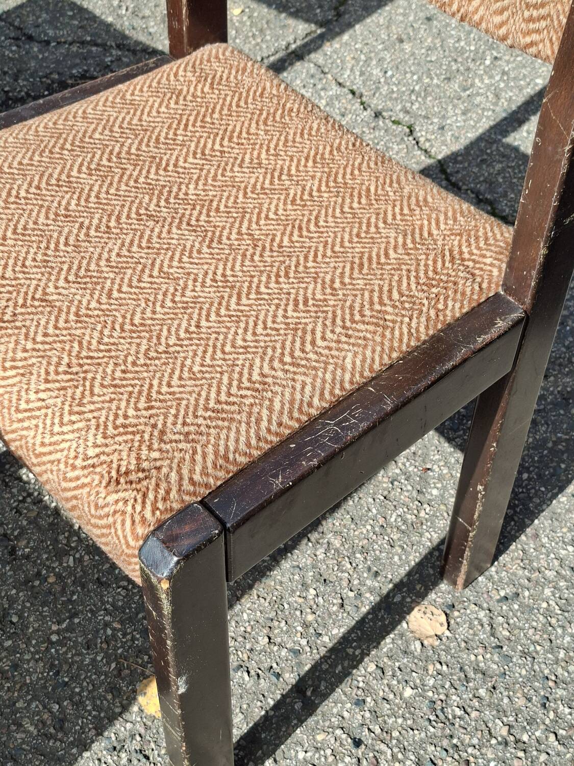 Six wooden Self chairs