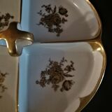 Porcelain flat servant from Limoges Mandavy Marcel
