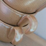 Set of 6 stoneware cups from France