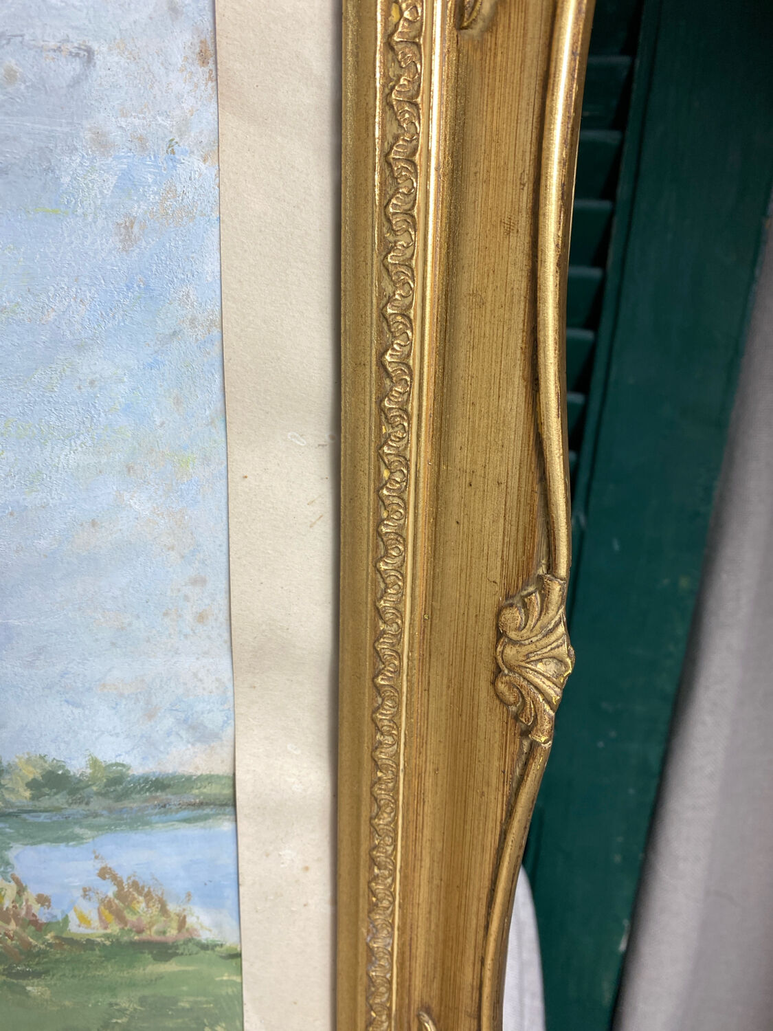 Painting, landscape, gouache by Jeanne Philippar-Quinet