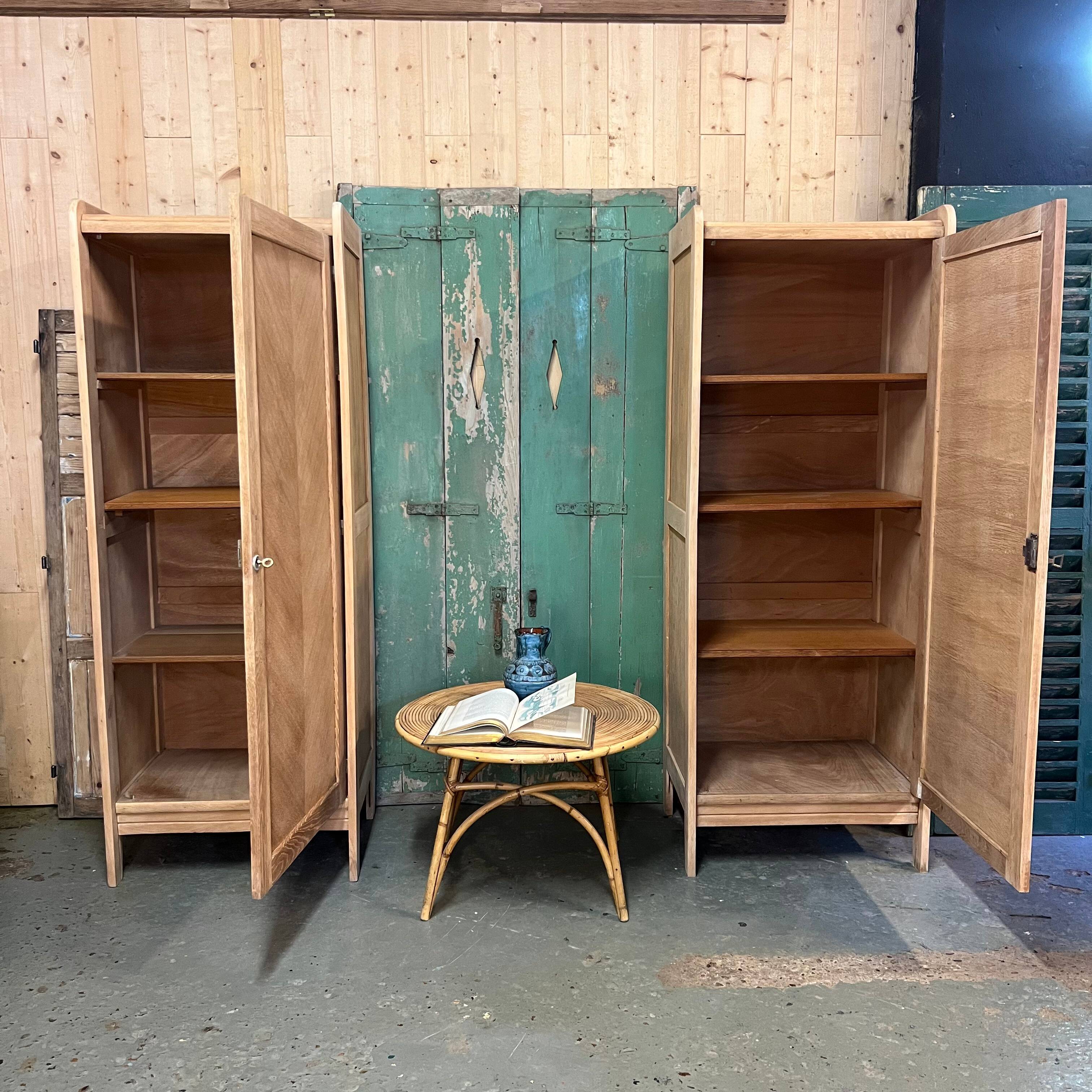 Vintage oak wardrobe