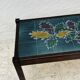 Vintage Coffee Table Ceramic and Solid Wood