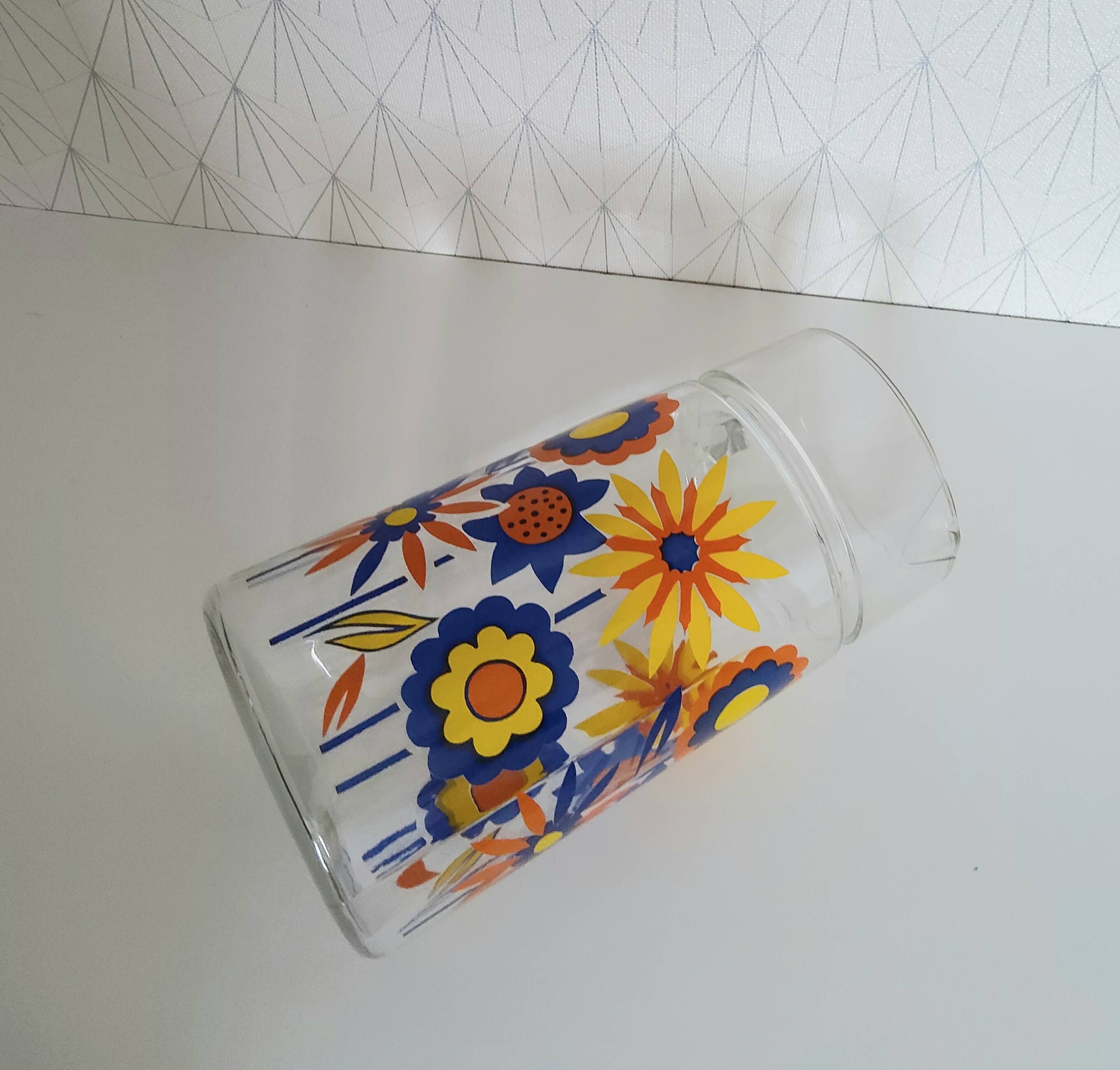 Vintage flower carafe
