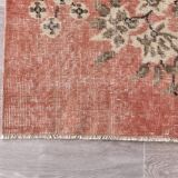 Pale Red & Beige Floral Vintage Rug  178x280Cm SK 240828