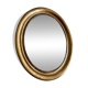 Grand miroir ovale ancien doré – époque Louis-Philippe (vers 1840-1860