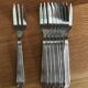 8 dessert forks, seafood, Guy Degrenne cheese