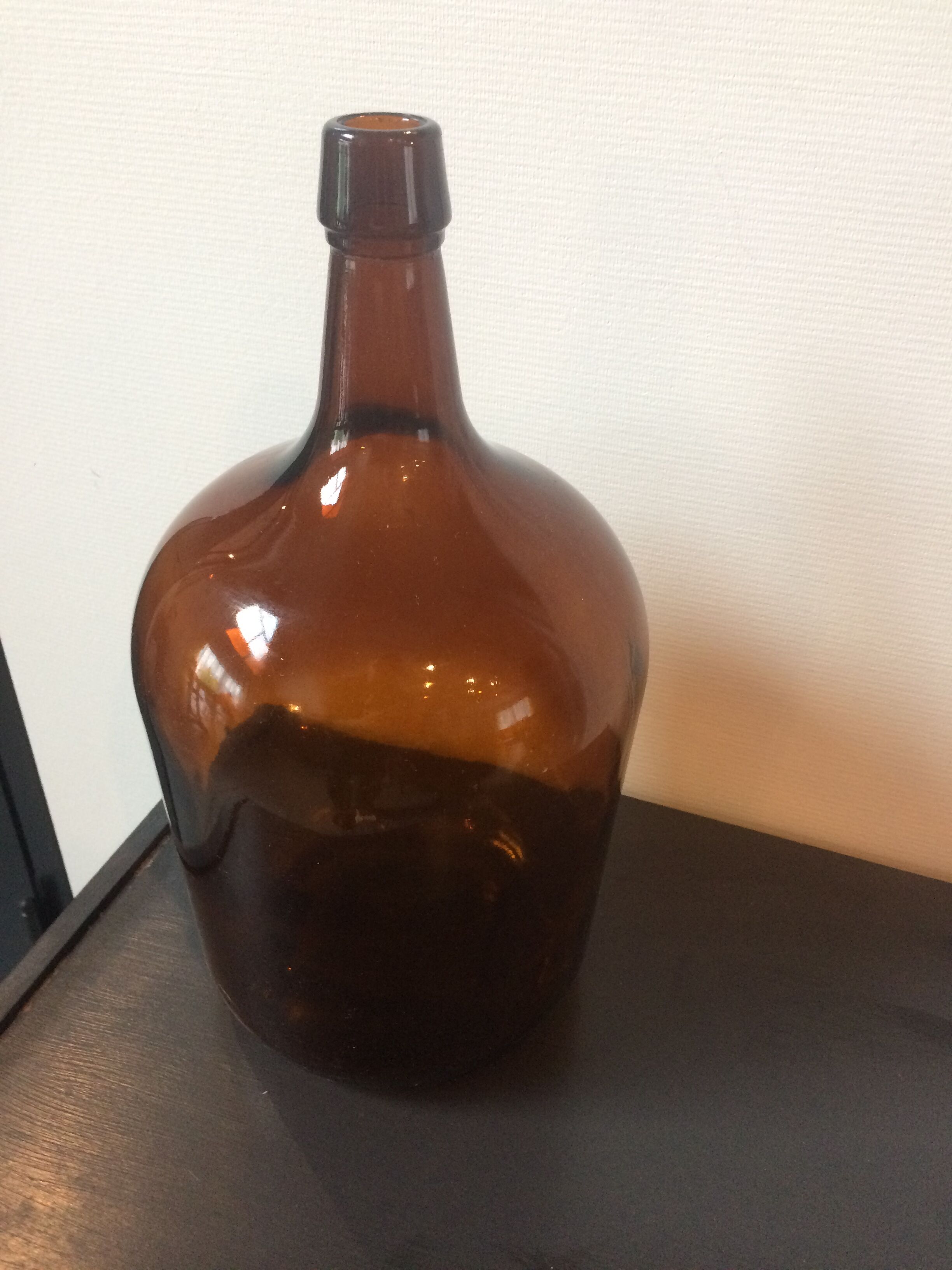 Demijohn 5 liter amber