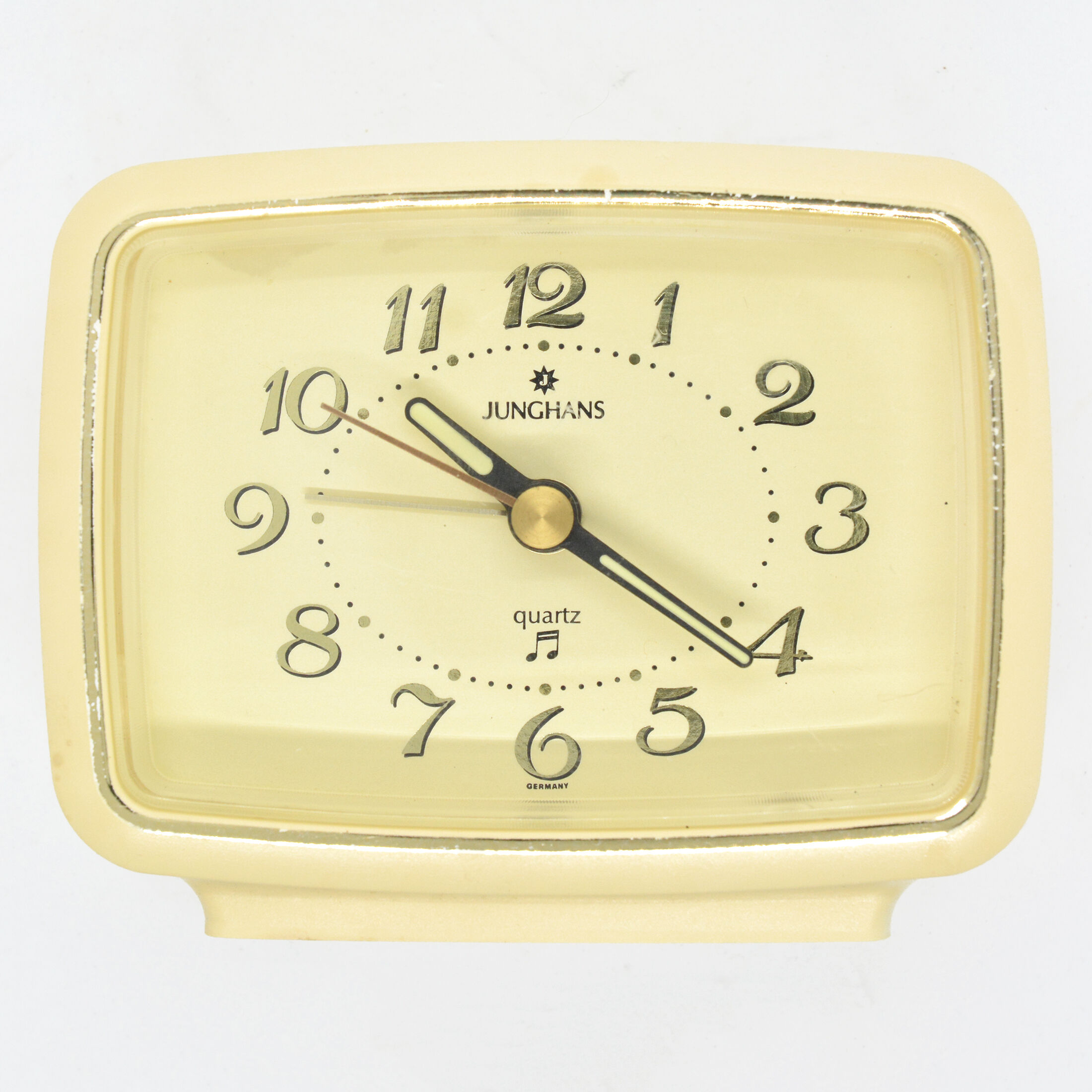 1980s Junghans modernist alarm clock, Germany