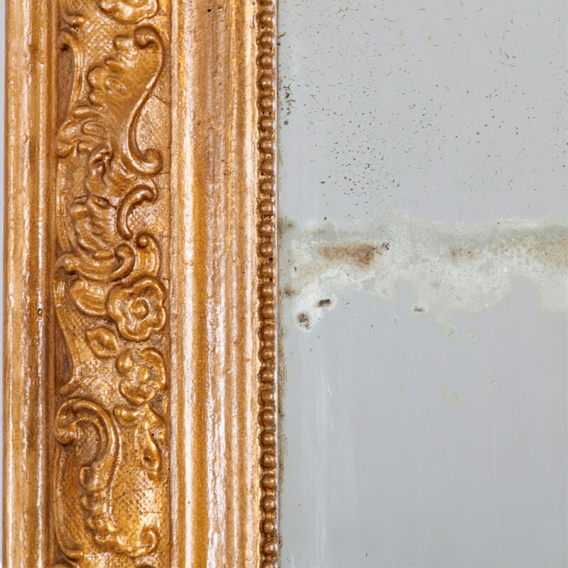 Mirror former Louis Philippe Golden 75x57cm
