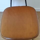 Chaise cuir vintage