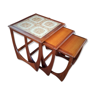 Scandinavian nesting tables g-plan of the 1960s