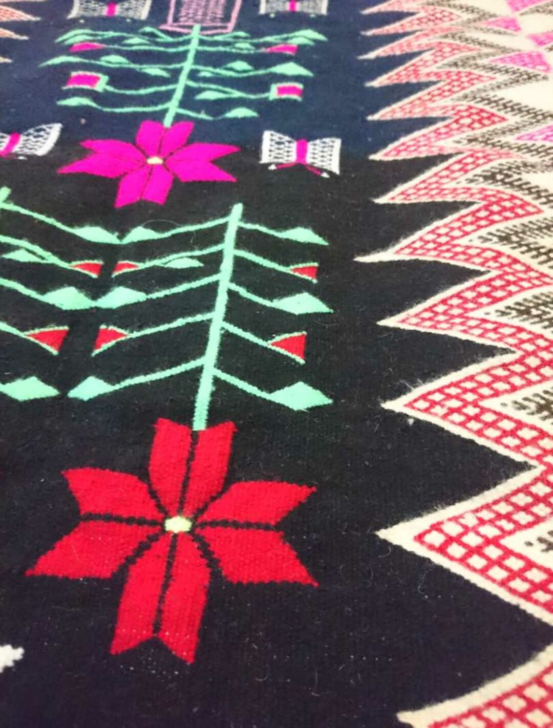 Carpet Berber kilim multicolor handmade 175x135cm