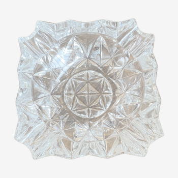 Cendrier Souchon en cristal taillé 70’s