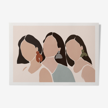 Affiche "Triplettes" de Sacrée Frangine