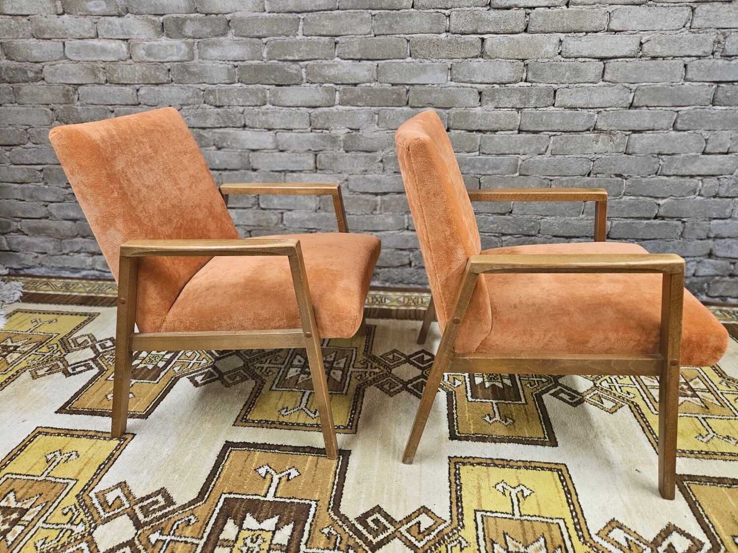 Pair of vintage Danish armchair