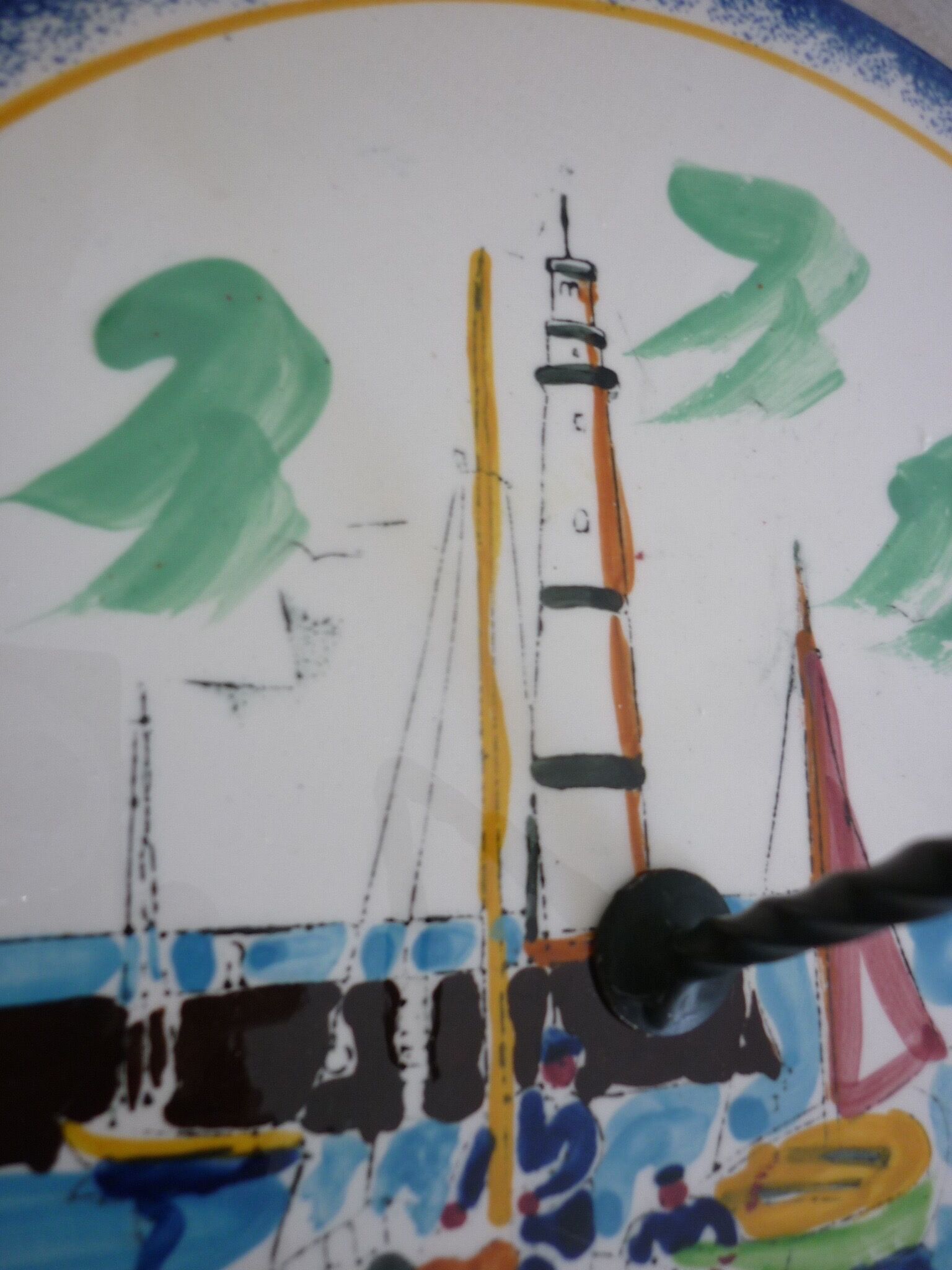 Cheese platter The lighthouse and the port