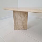 Travertine Coffee or Side Table, Italy 1980s