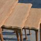 Nesting tables in oak from the 1930s.