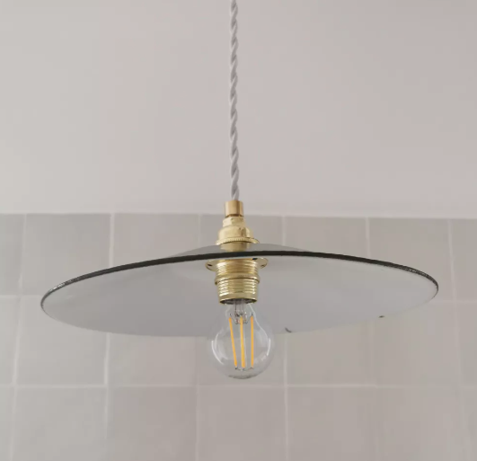 Suspension in enamelled sheet metal 1950