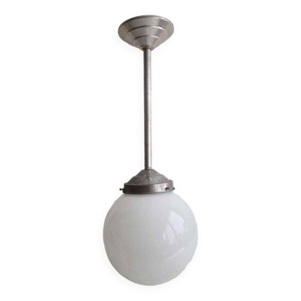 Vintage globe opaline chandelier