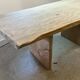 Dining table carved from solid wood - unique piece
