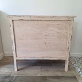 Vintage chest of drawers in patinated wood