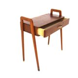 Mahogany bedside table, Sweden, 1950s